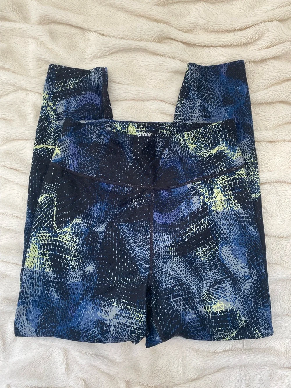 JoyLab galaxy matching set sports bra/leggings Sz M